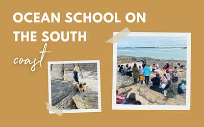 An enthusiastic start to ocean school on the south coast